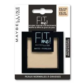 GEMEY, MAYBELLINE NEW YORK Maybelline Tnt Fit Me Mat Por.Pdr 105 Bl l'unité