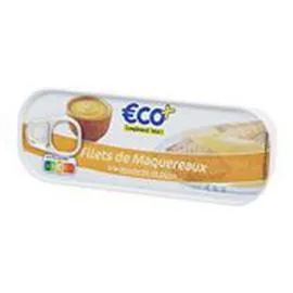 ECO+ Filets maquereaux Moutarde 169g