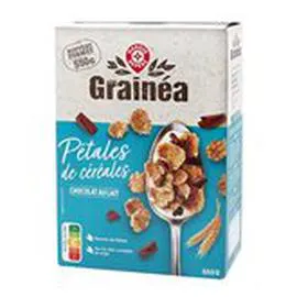  Pétales de céréales Grainea Chocolat au lait 550g