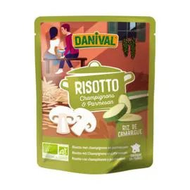 DANIVAL Risotto Crémeux Aux Champignons Bio 250g