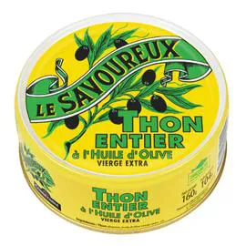 LE SAVOUREUX Thon à l'huile d'olive 104g