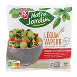 MARQUE REPÈRE, NOTRE JARDIN Légumes vapeurs Méditerranéens 2x200g