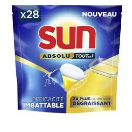 SUN Tablette Lave-Vaisselle Tout En 1 Absolu x28