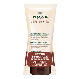 NUXE Rêve De Miel Crème De Mains Et Ongles 2x50ml