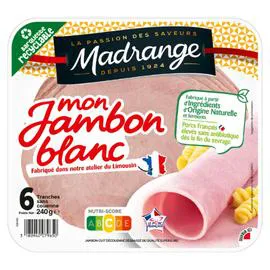 MADRANGE Jambon blanc 240g