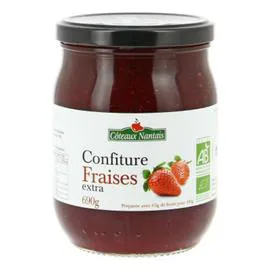 CÔTEAUX NANTAIS Confiture de Fraises Extra Bio 690g
