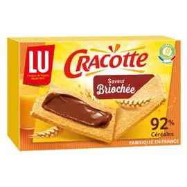 LU, CRACOTTE Biscottes saveur briochée Cracotte 240g