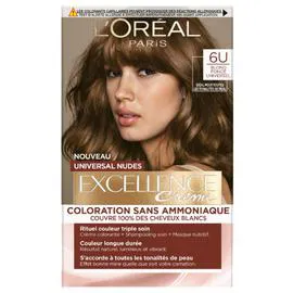L'ORÉAL PARIS, EXCELLENCE Coloration Cheveux Universal nudes 6 Blond foncé l'unité