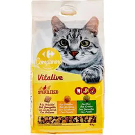 CARREFOUR COMPANINO Croquettes pour chat volaille légumes 4kg