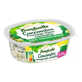 BONDUELLE Concombres fromage blanc ciboulette 320g