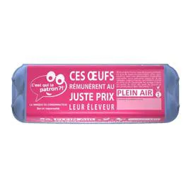 C'EST QUI LE PATRON ?! Oeufs de Plein Air Sans OGM x12