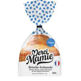 MERCI MAMIE Brioche à tête artisanale 350g