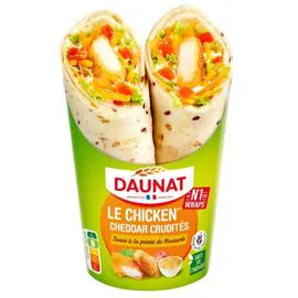 DAUNAT Wrap Le Chicken Poulet 190g