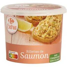 CARREFOUR EXTRA Rillettes de saumon 150g