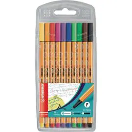STABILO Stylos-feutres Pointe fine x10 x10
