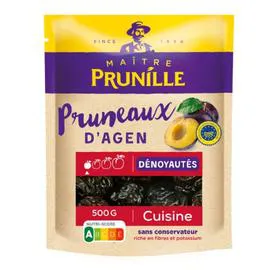 MAÎTRE PRUNILLE Pruneaux d'Agen dénoyautés très gros 500g