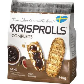 KRISPROLLS Petits pains suédois complets 240g