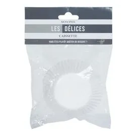 MONOPRIX MAISON Caissettes à patisserie, 6cm de diamètre l'unité