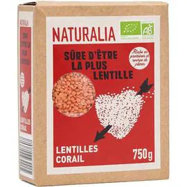 NATURALIA Lentilles Corail 750g