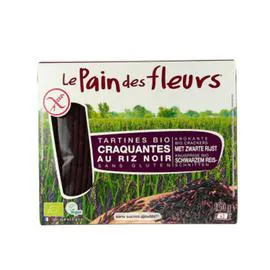 LE PAIN DES FLEURS Tartines Craquantes Riz Noir Bio 150g