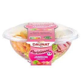 DAUNAT Salade de jambon emmental sauce fromage blanc 250g