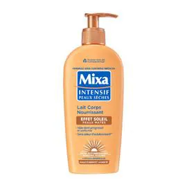 MIXA Lait Corps Nourrissant Huile d'Abricot Et Karité Effet Soleil Pour Peaux Mates 250ml