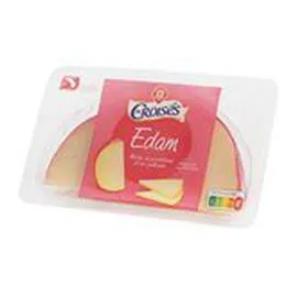 MARQUE REPÈRE, LES CROISÉS Edam 23.7% MG portion 250g