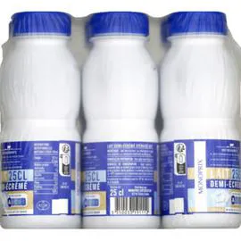 MONOPRIX Lait demi-écrémé stérilisé UHT 1,5l