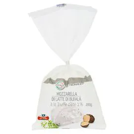 L'ITALIE DES FROMAGES Fromage Mozzarella di bufala à la truffe d'été 1% 200g