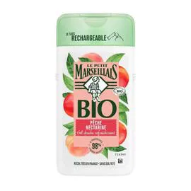 LE PETIT MARSEILLAIS Gel Douche Bio peche & nectarine 250ml