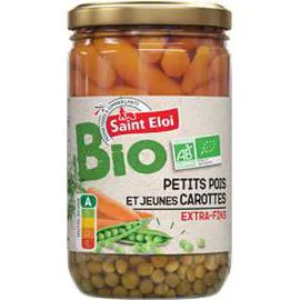 SAINT ELOI BIO Petits pois et jeunes carottes BIO 420g