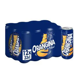 ORANGINA Soda à l'orange 12x33cl