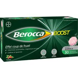 BEROCCA Complément alimentaire Boost avec guarana x30
