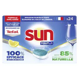 SUN Tout en 1 Tablette Lave-Vaisselle x24