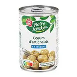 MARQUE REPÈRE, NOTRE JARDIN Coeurs d'artichaut 240g
