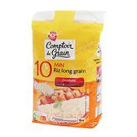MARQUE REPÈRE, COMPTOIR DU GRAIN Riz long Cuisson rapide 2kg