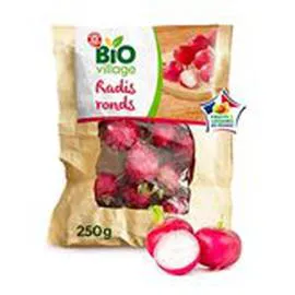 MARQUE REPÈRE, BIO VILLAGE Radis Ronds rouges Bio 250g