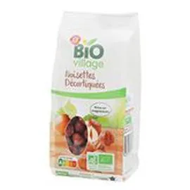 MARQUE REPÈRE, BIO VILLAGE Noisettes Bio Décortiquées 125g