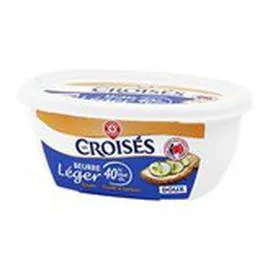 MARQUE REPÈRE, LES CROISÉS Beurre léger Doux - 40% MG 250g