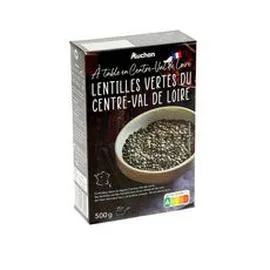 AUCHAN MMM! Lentilles vertes du Centre-Val de Loire 500g