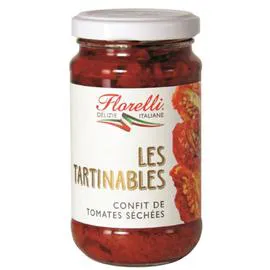 FLORELLI Confit de tomates séchées à tartiner 190g