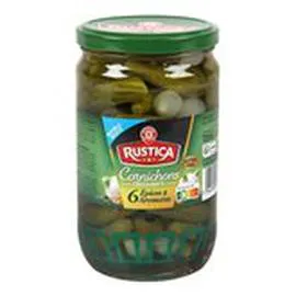 MARQUE REPÈRE, RUSTICA Cornichons 6 épices 360g