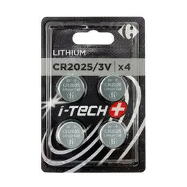 CARREFOUR Pile miniature 2025 I-Tech+ x4 x4