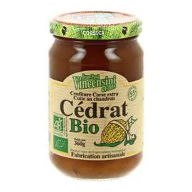 CASTAGNA DI VALLERUS Confiture de Cédrat Bio 360g