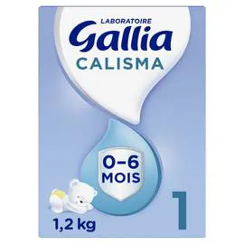 GALLIA Lait bébé en poudre 1er âge 0-6 mois Calisma 1,2kg