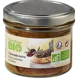 CARREFOUR BIO Tapenade bio noire 100g