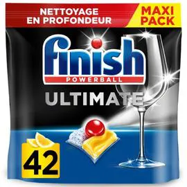 FINISH Capsules Lave-vaisselle Ultimate 48h Citron x42