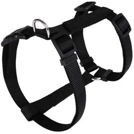 ANIMALIS Harnais Basic T0 12mm et 32/45cm pour Chien Noir 30g