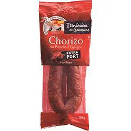 ITINÉRAIRE DES SAVEURS Chorizo au piment d'Espagne extra fort 200g