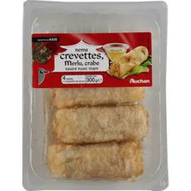 AUCHAN Nems de crevettes 300g